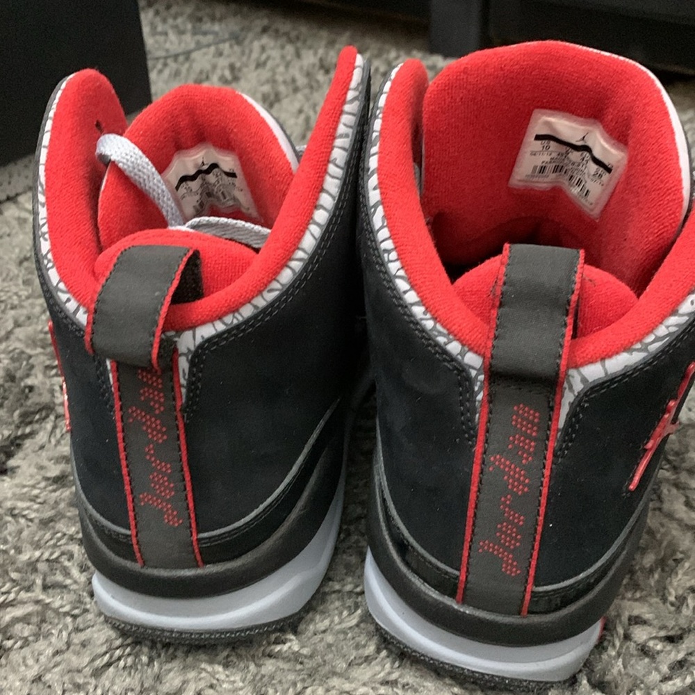 Jordan SC-2 Bred, blk/red, sz10 - Picture 2 of 6